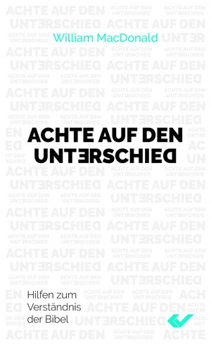 Achte auf den Unterschied