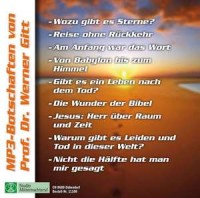 Botschaften von Prof. Dr. Werner Gitt (MP3)