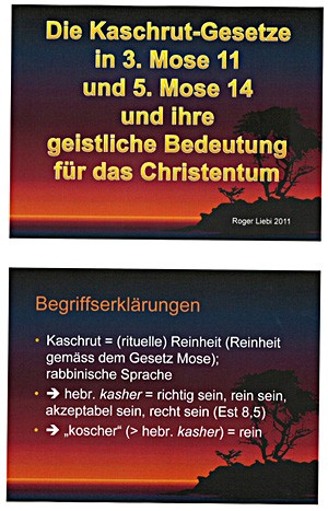 Power Point Präsentation "Die Kaschrut-Gesetze"