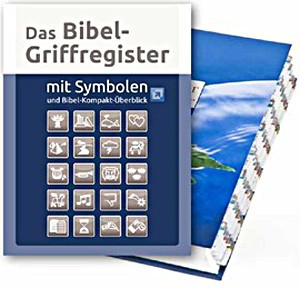 Das Bibel-Griffregister mit Symbolen