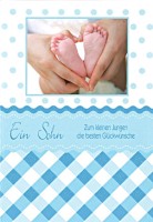 Faltkarte - Baby - Sohn