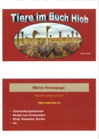 Power Point Präsentation "Tiere im Buch Hiob" 