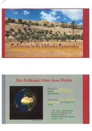 Power Point Präsentation "Einführung in die biblische Geographie"