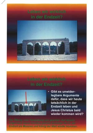 Power Point Präsentation "Leben wir wirklich in der Endzeit?"