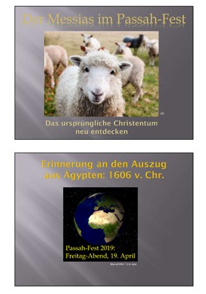 Power Point Präsentation "Der Messias im Passah-Fest"