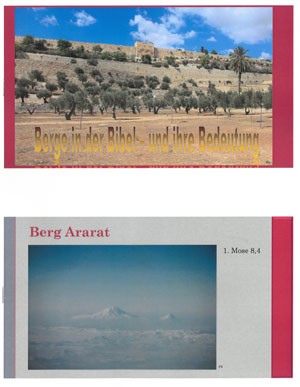 Power Point Präsentation "Berge in der Bibel – und ihre Bedeutung"