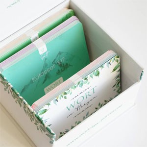 Wort im Herzen · Basis-Set mit 48 Lernkarten + Aufbewahrungsbox