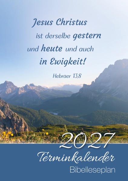 Terminkalender inkl. Bibelleseplan 2027
