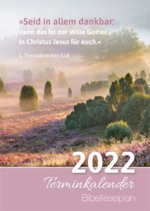 Terminkalender inkl. Bibelleseplan 2022