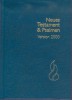 Schlachter 2000 NT mit Psalmen - Grossdruck, Hardcover blau